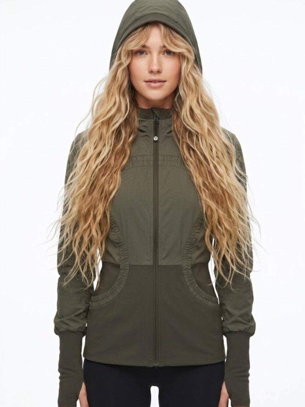 LULULEMON | VINTAGE IN STRIDE SPECIAL EDITION RUFFLED REVERSIBLE JACKET